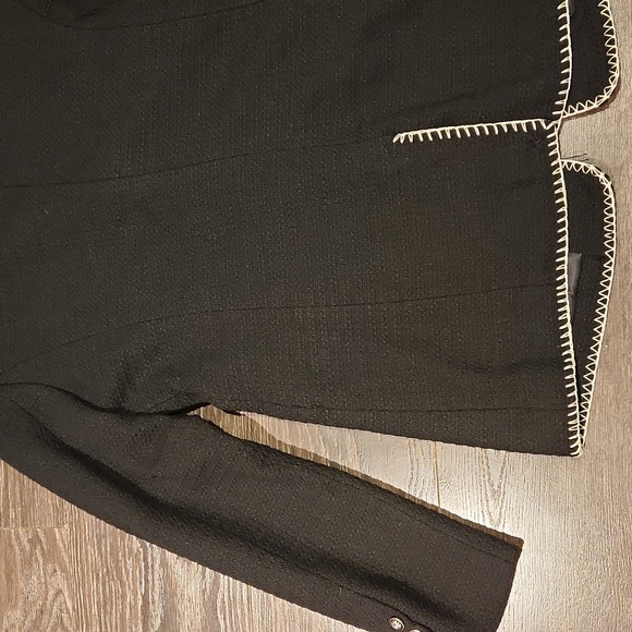 ❤️ NWOT! 7 FOR ALL MANKIND BOUCLE KNIT BLAZER JACKET, LARGE - Picture 13 of 13